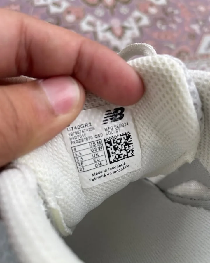 New Balance 740 V2 White Mars Green