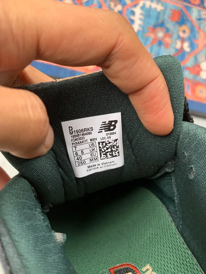 New Balance 1906R x Kith Black Green Burgundy