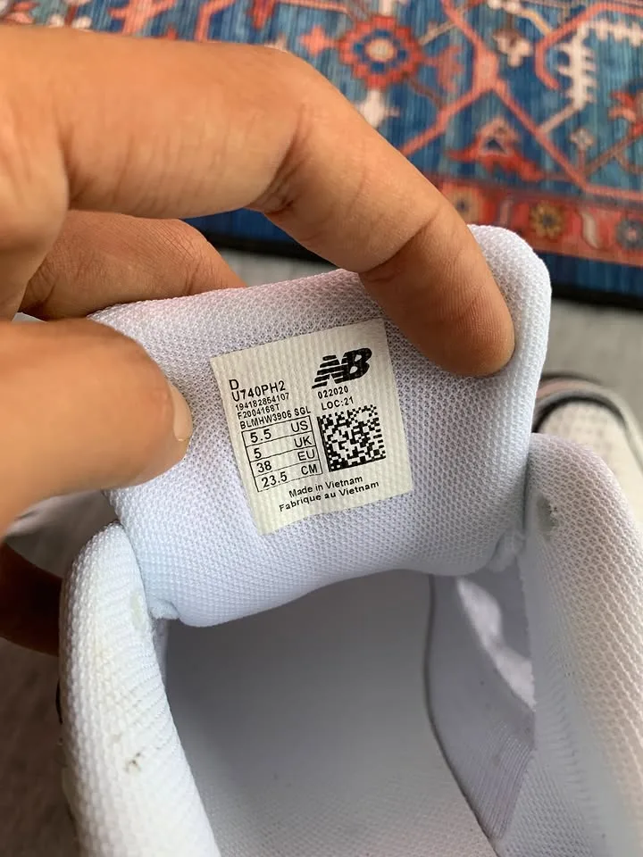New Balance 740 V2 White Shadow Gray
