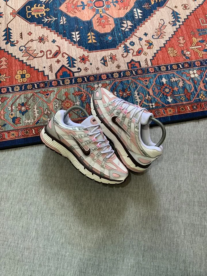 Nike P-6000 White Silver Burgundy Plum Chalk