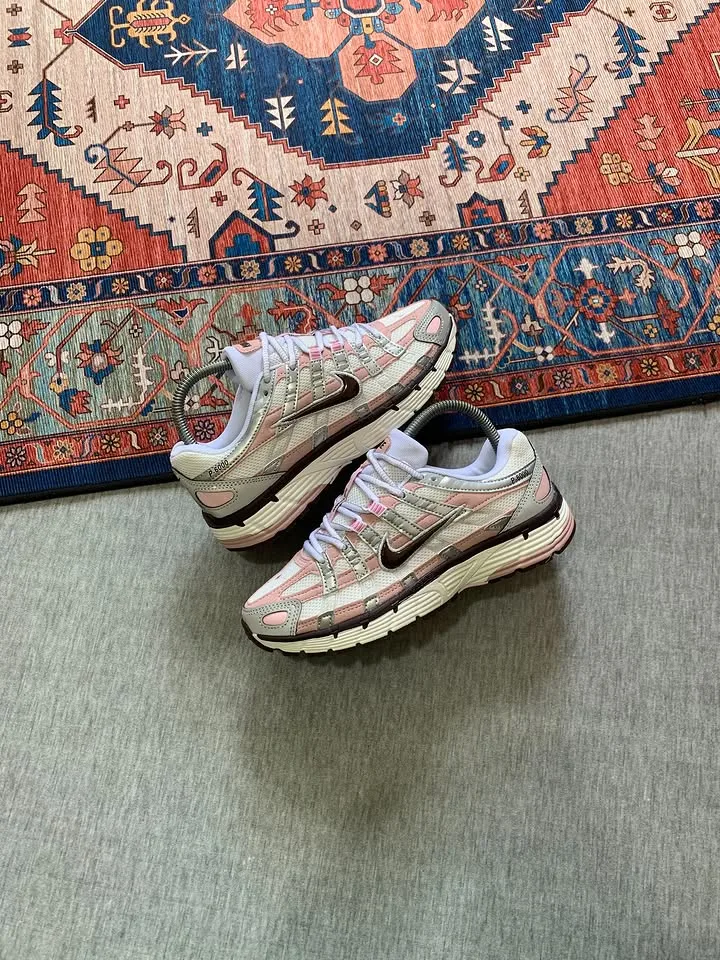 Nike P-6000 White Silver Burgundy Plum Chalk