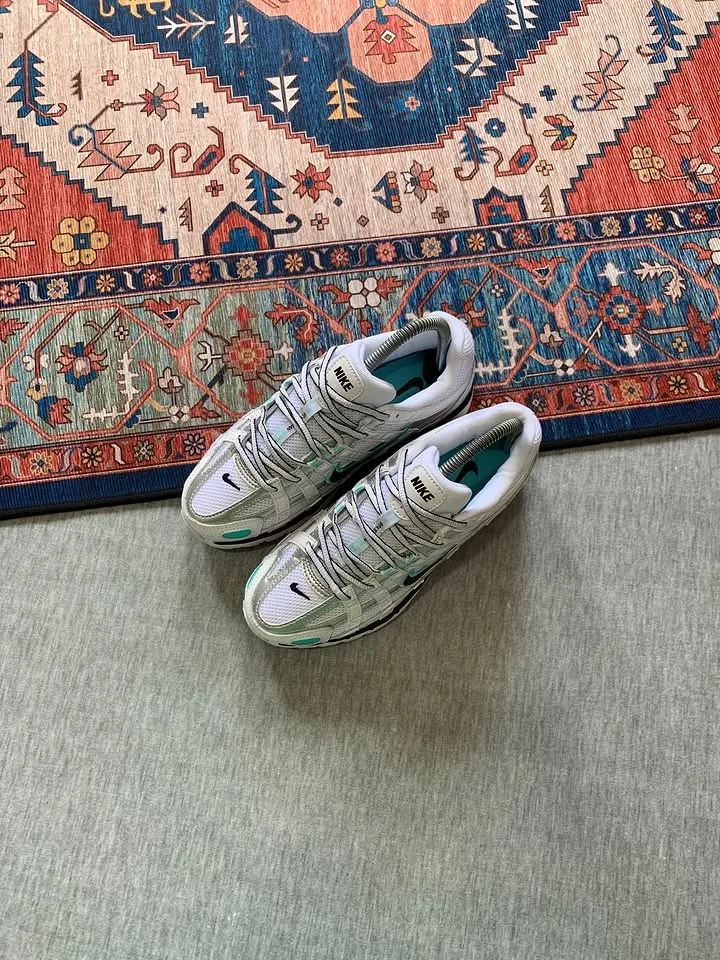 Nike P-6000 White Dusty Cactus metallic