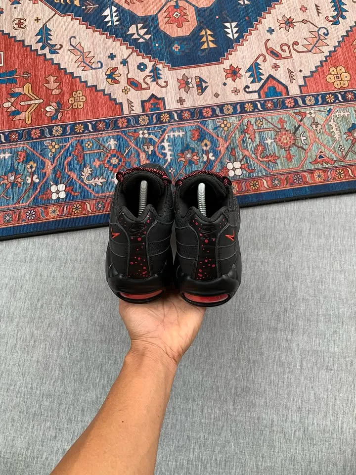 Nike Air Max 95 Big Bubble Black Crismon gray