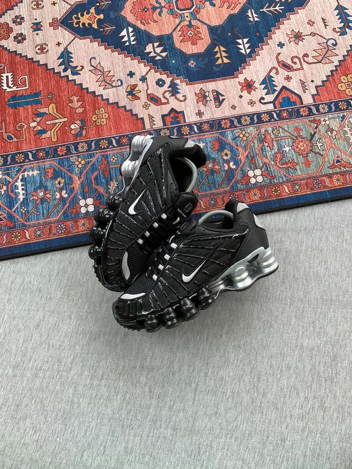 Nike Shox TL Off Noir Black metallic silver