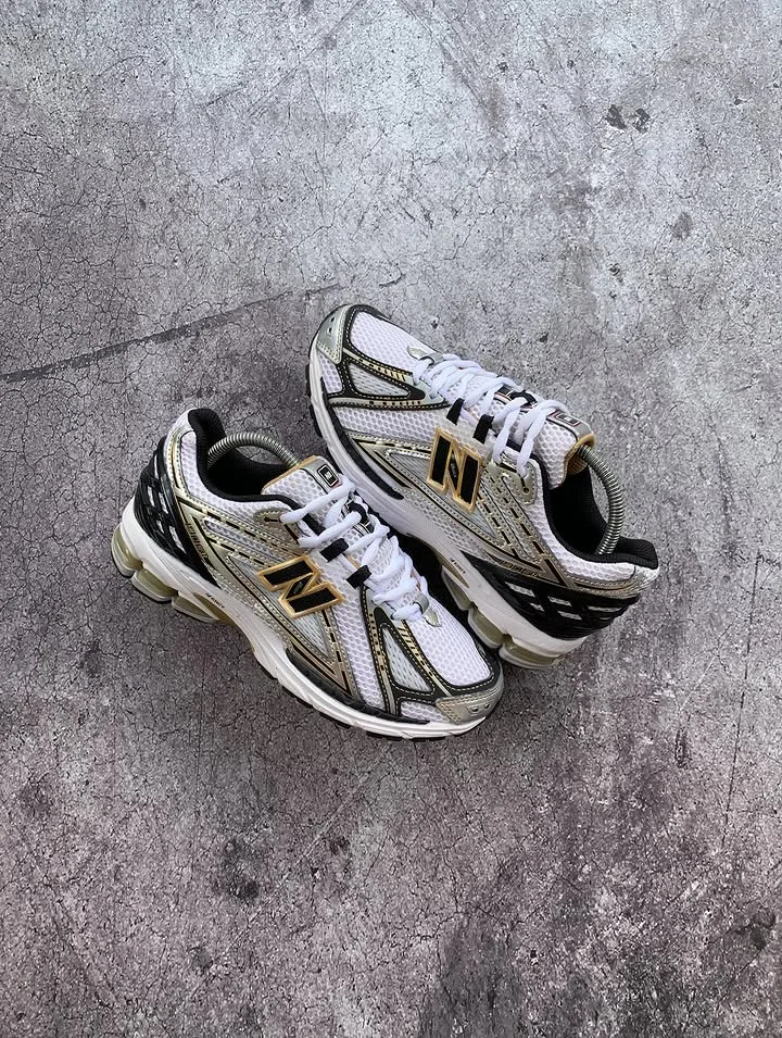 New Balance 1906R White Black Metallic Gold