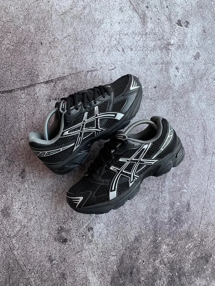 Asics Gel-1130 Black Gray Pure Silver
