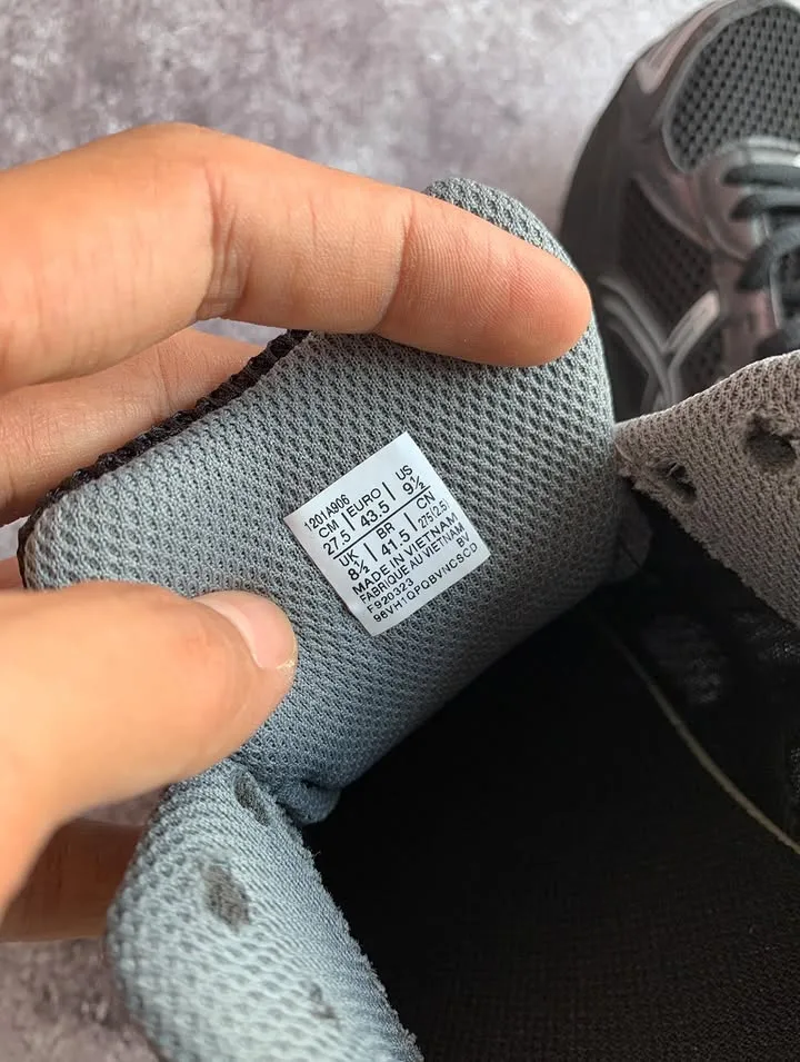 Asics Gel-1130 Black Gray Pure Silver