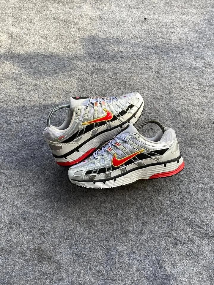 Nike P 6000 Platinum Varsity Red