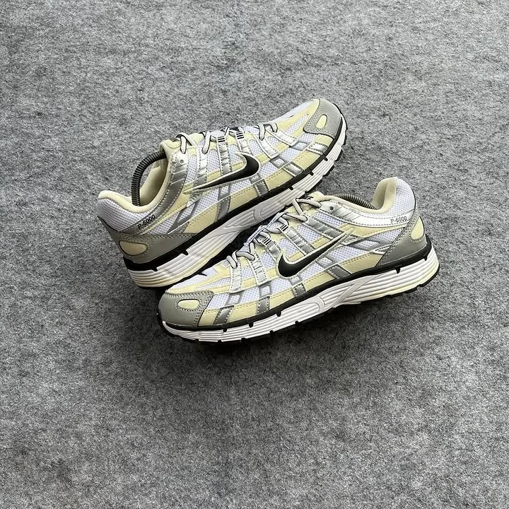 Nike P-6000 silver white cream