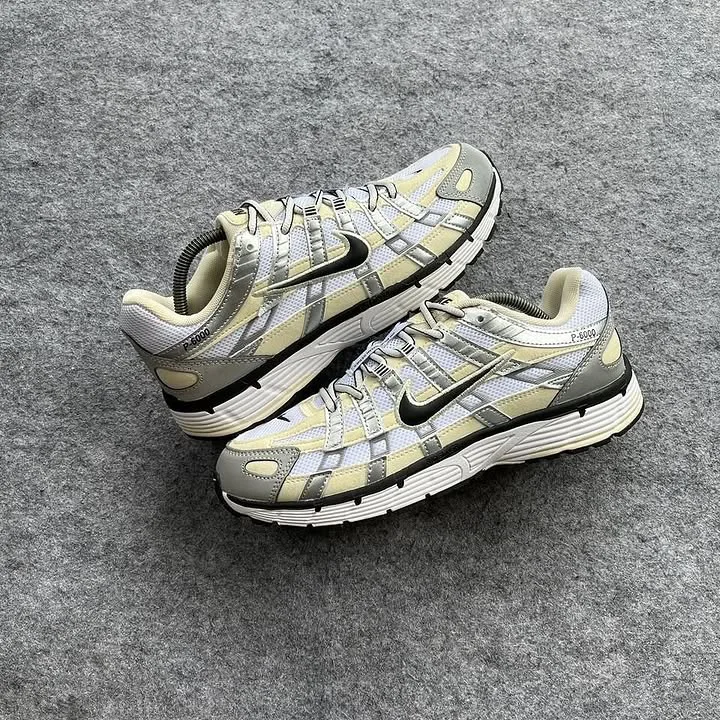 Nike P-6000 silver white cream