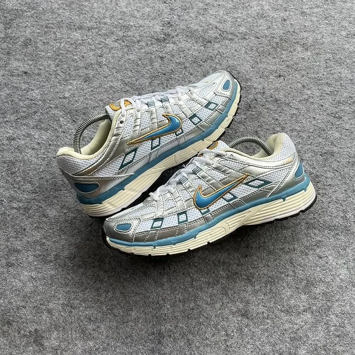 Nike P-6000 silver white blue