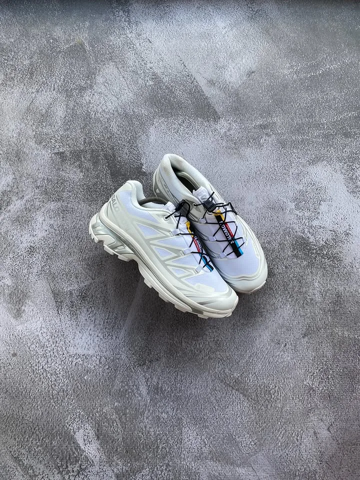 Salomon XT-6 white silver