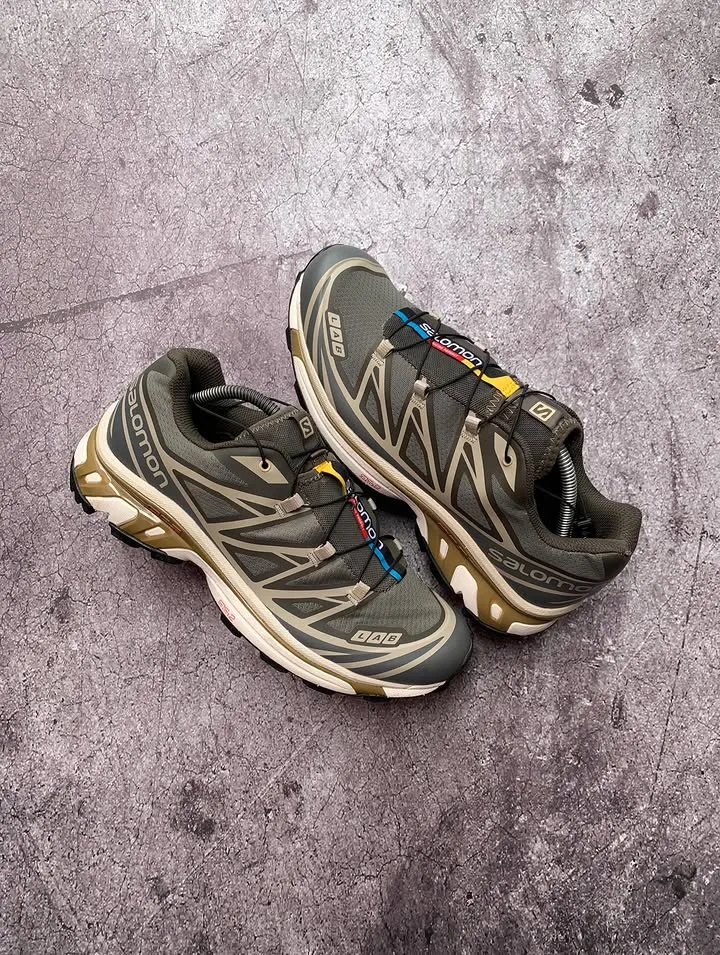 Salomon XT-6 S/LAB Beluga Pewter Dull Gold