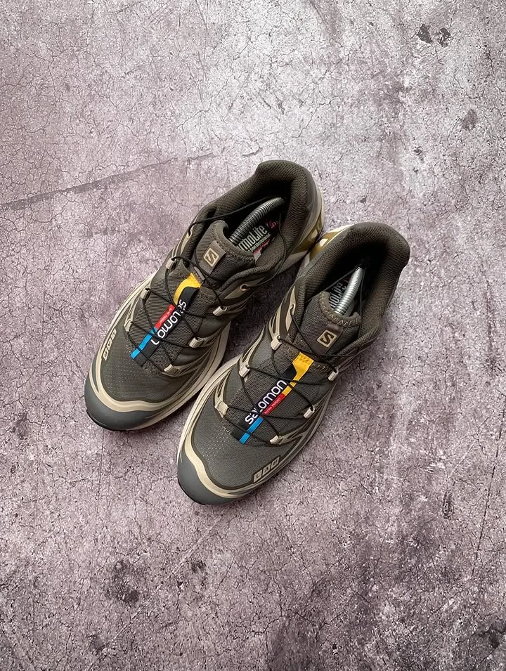 Salomon XT-6 S/LAB Beluga Pewter Dull Gold