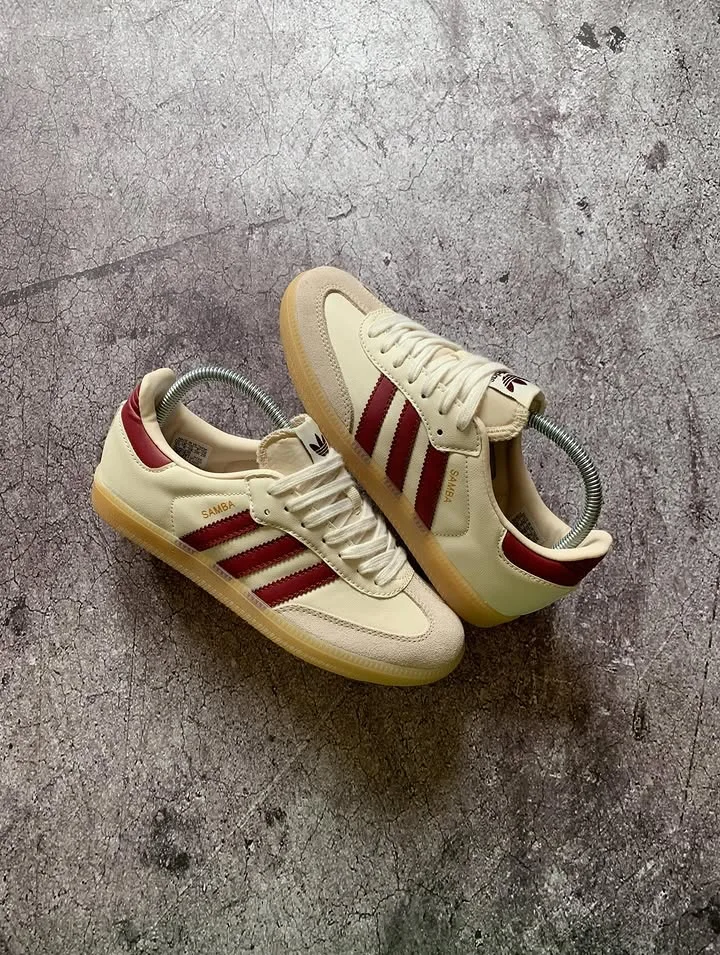 Adidas Samba OG White Shadow red