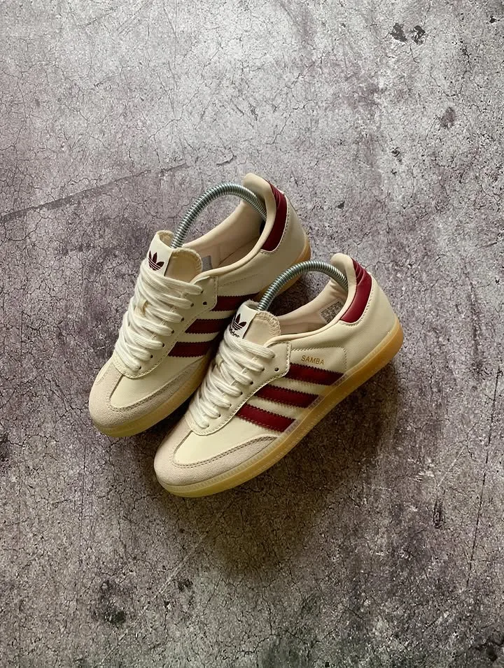 Adidas Samba OG White Shadow red