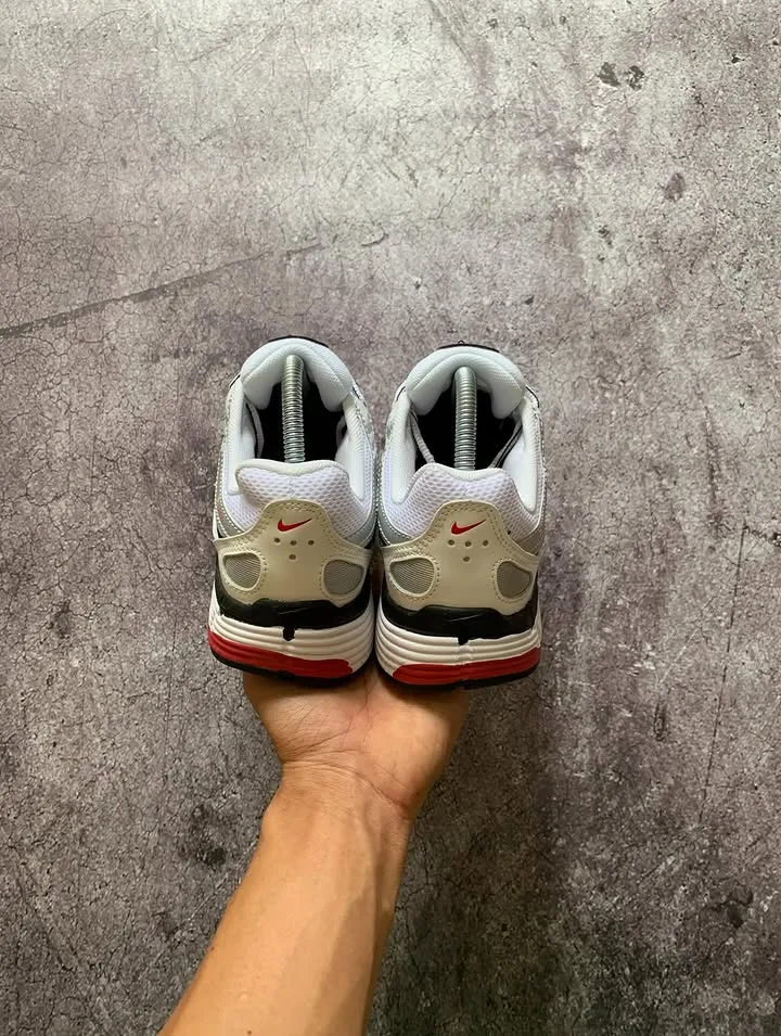 Nike P-6000 Varsity Silver Red